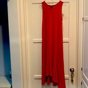 Red Nic+Zoe high low maxi sleeveless dress- size small